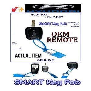 🛑 HYUNDAI Keyless ➕ KEY FOB Elantra OEM REMOTE Entry Flip Button 💸BUY NOW‼️